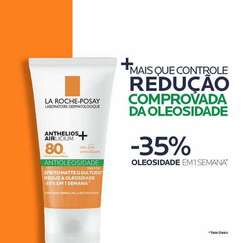 Protetor Solar Facial em Gel Creme La Roche-Posay Anthelios Airlicium FPS 80 40g