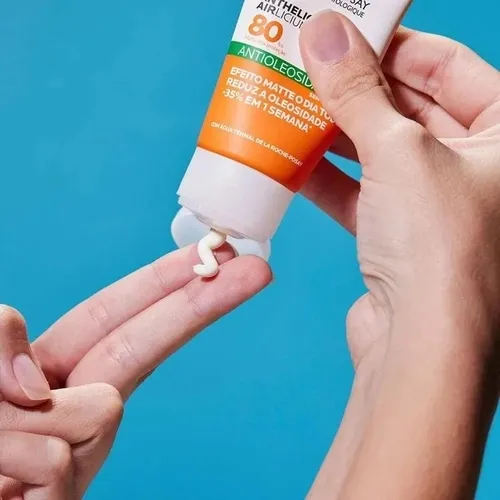 Protetor Solar Facial em Gel Creme La Roche-Posay Anthelios Airlicium FPS 80 40g