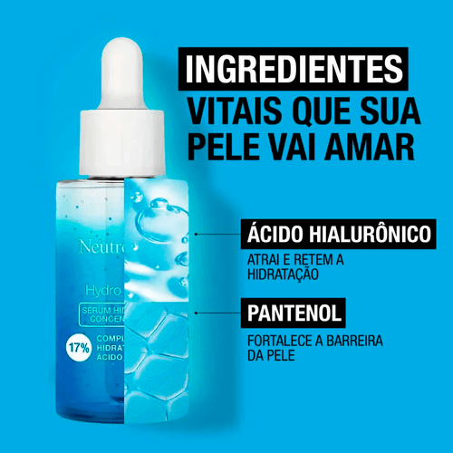 Sérum Facial Neutrogena Hydro Boost com Ácido Hialurônico 30ml