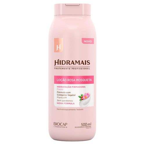 Loção Hidratante Corporal Hidramais com Rosa Mosqueta e Colágeno 500ml