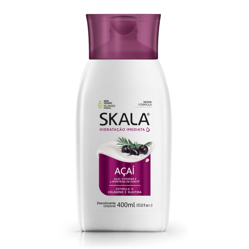 Hidratante Corporal em Loção Skala Açaí com Manteiga de Karité 400ml