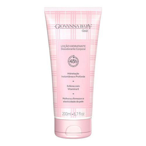 Loção Hidratante Corporal Giovanna Baby Classic com Vitamina E 200ml