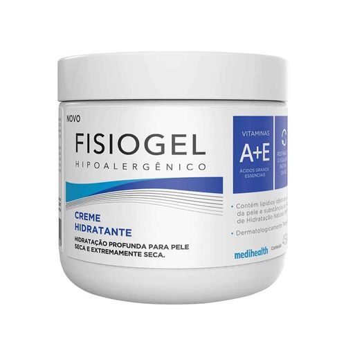 Creme Hidratante Corporal Fisiogel com Vitamina A e E 450g