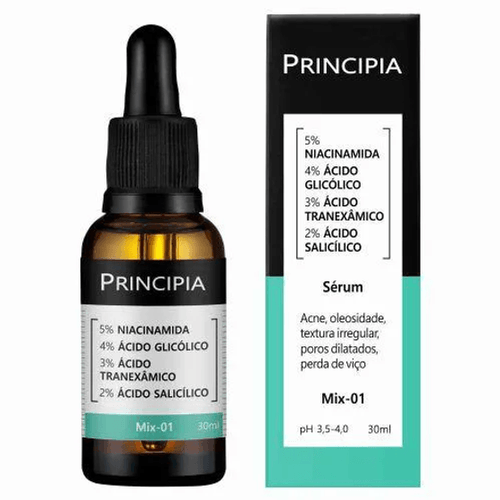 Sérum Principia Mix-01 com Ácido Glicólico e Niacinamida 30ml