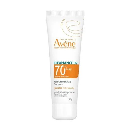 Protetor Solar Facial em Loção Avène Cleanance com FPS 70 40g