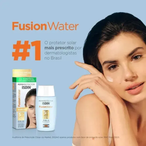 Protetor Solar Facial em Loção ISDIN Fusion Water FPS 60 50ml