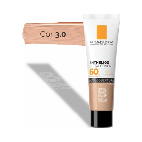 Protetor Solar Facial La Roche-Posay Anthelios Ultra Cover FPS 60 Cor 3.0 30g