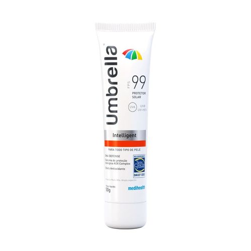 Protetor Solar em Creme Umbrella Intelligent com FPS 99 e AOX Complex 50g