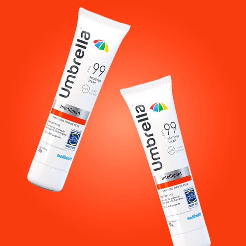 Protetor Solar em Creme Umbrella Intelligent com FPS 99 e AOX Complex 50g