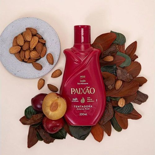 Loção Hidratante Corporal Paixão Tentadora com Óleo de Amêndoas 400ml