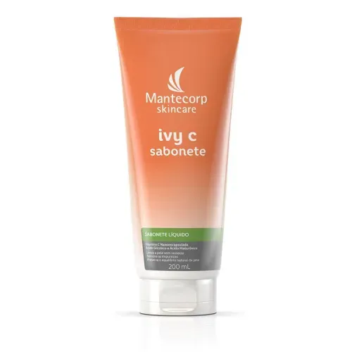Sabonete Facial em Gel Mantecorp Ivy C com Vitamina C e Ácido Glicólico 200ml