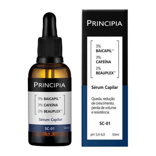 Sérum Capilar Principia SC-01 com Baicapil e Cafeína 50ml