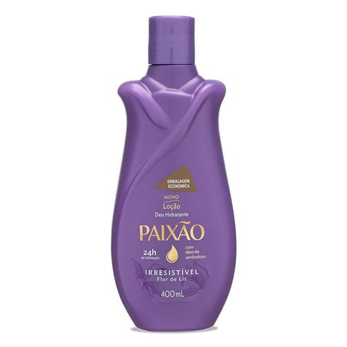 Hidratante Corporal em Loção Paixão Irresistível com Óleo de Amêndoas 400ml