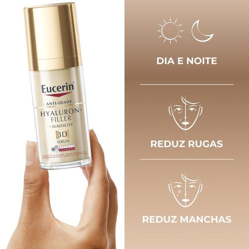 Sérum Facial Eucerin Hyaluron-Filler + Elasticity 3D com Ácido Hialurônico 30ml