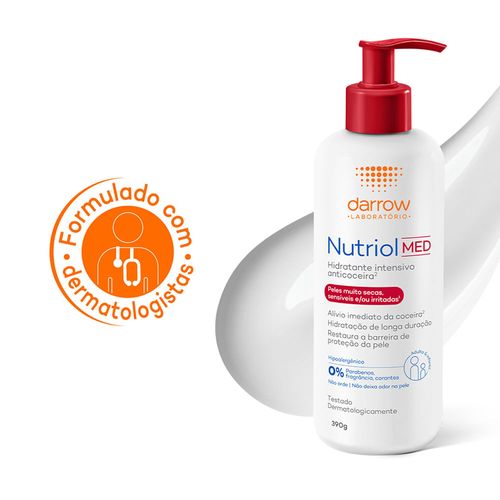 Loção Hidratante Corporal Darrow Nutriol Med Anticoceira 390g