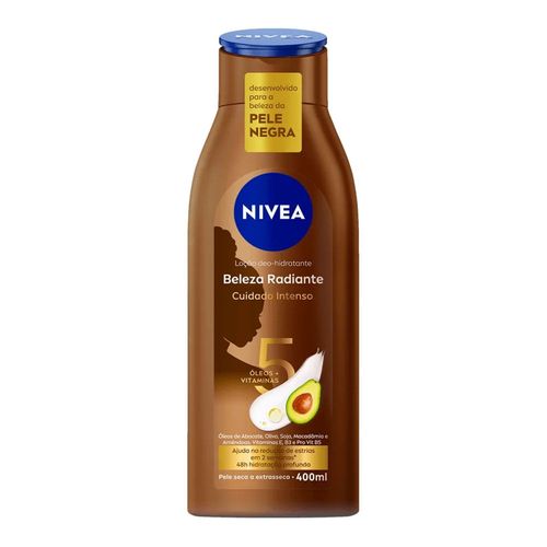 Hidratante Corporal em Loção Nivea Beleza Radiante com 5 Óleos e Vitaminas 400ml