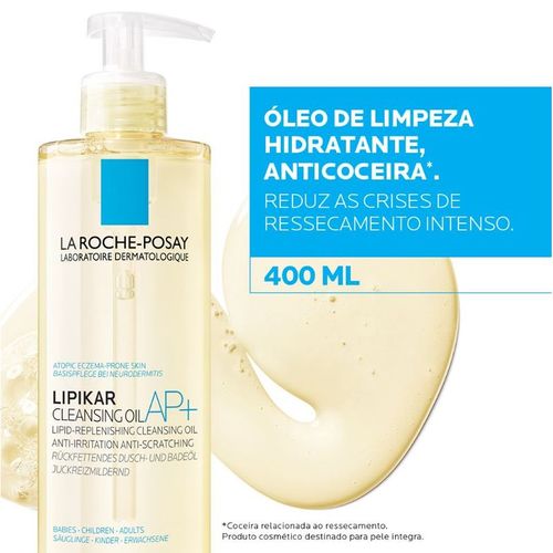 Óleo de Limpeza La Roche-Posay Lipikar Cleansing Oil AP+ 400ml