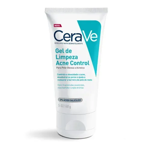 Gel de Limpeza CeraVe Acne Control com Ácido Salicílico 140g