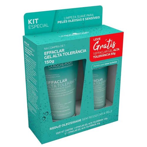 Gel de Limpeza Facial La Roche-Posay Effaclar Alta Tolerância 150g + 50g