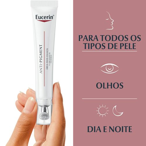 Hidratante para Área dos Olhos em Creme Eucerin Anti-Pigment com Thiamidol 15ml