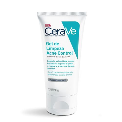 Gel de Limpeza CeraVe Acne Control com Ácido Salicílico 60g