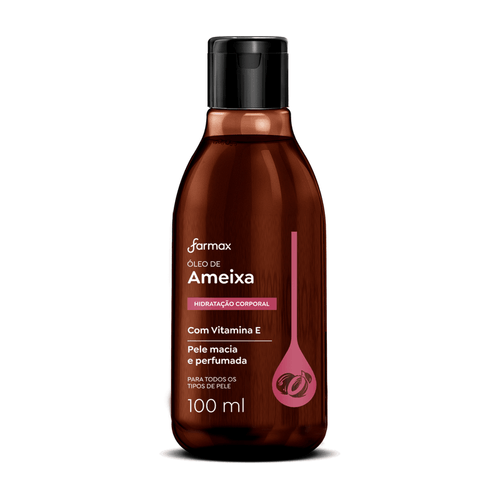 Óleo Corporal Farmax com Extrato de Ameixa e Vitamina E 100ml