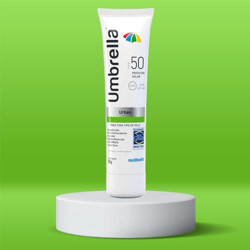 Protetor Solar Facial em Loção Megalabs Umbrella Urban com FPS 50 50g