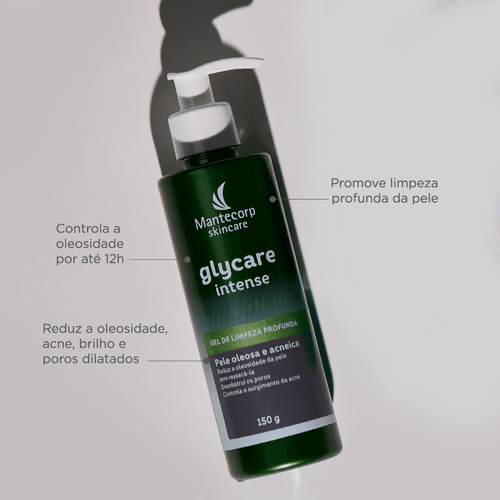 Gel de Limpeza Mantecorp Skincare Glycare Intense com Ácido Glicólico 150g