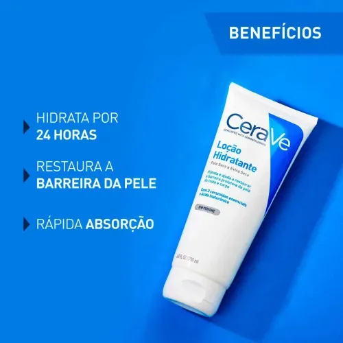 Loção Hidratante CeraVe com Ceramidas e Ácido Hialurônico 50ml