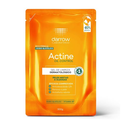 Gel de Limpeza Darrow Actine Oil Control com Ácido Glicólico e Vitamina B5 300g