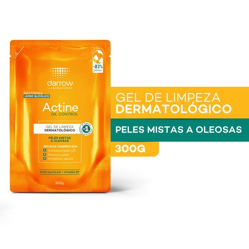 Gel de Limpeza Darrow Actine Oil Control com Ácido Glicólico e Vitamina B5 300g