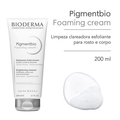 Gel de Limpeza em Creme Bioderma Pigmentbio Clareador 200ml