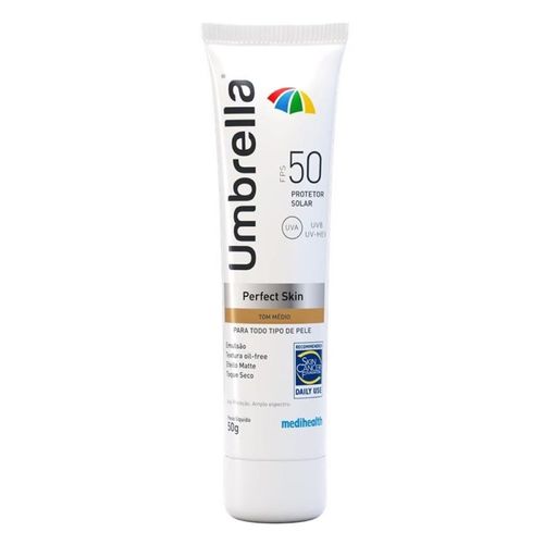 Protetor Solar Umbrella Perfect Skin Tom Medio FPS50 - 50g