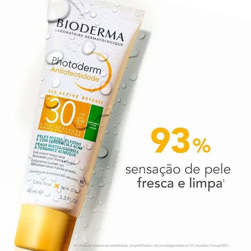 Protetor Solar em Gel Bioderma Photoderm com FPS 30 40ml