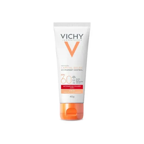 Protetor Solar Facial em Gel Vichy Capital Soleil UV Pigment Control com Cor 2.0 40g