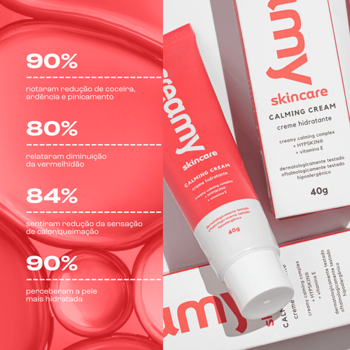 Hidratante Facial em Creme Creamy Calming Cream com Vitamina E 40g