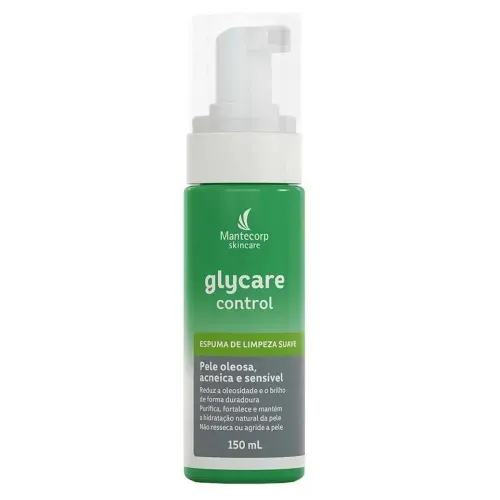 Espuma de Limpeza Mantecorp Skincare Glycare Control com Ácido Glicólico 150ml