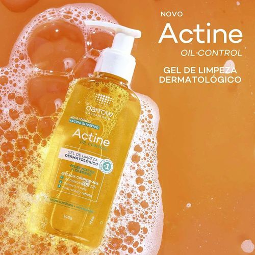 Gel de Limpeza Darrow Actine Oil Control com Ácido Glicólico e Vitamina B5 400g