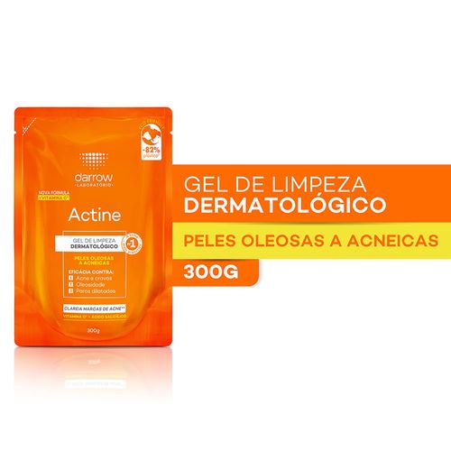Gel de Limpeza Darrow Actine com Vitamina C Refil 300g