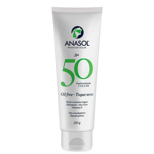 Protetor Solar em Loção Anasol com Aloe Vera e Vitamina E FPS 50 120g