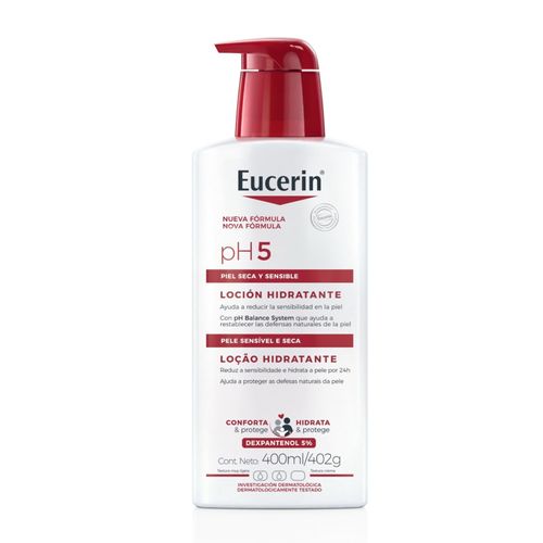 Loção Hidratante Corporal Eucerin pH5 com Vitamina E e Glicerina 400ml