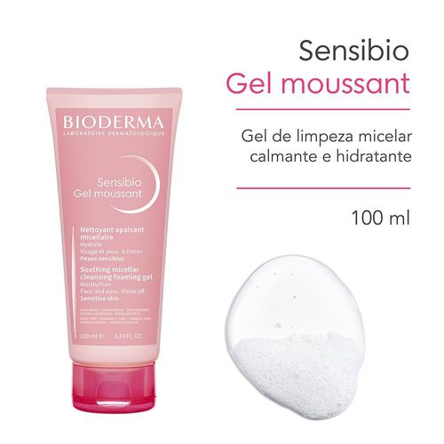 Gel de Limpeza Bioderma Sensibio Moussant - 100ml