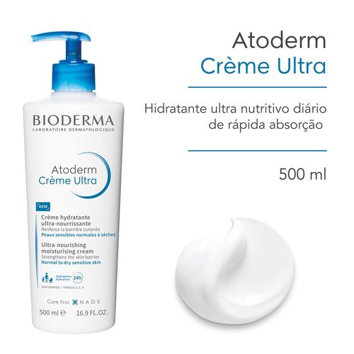 Hidratante Corporal em Creme Bioderma Atoderm Ultra 500ml