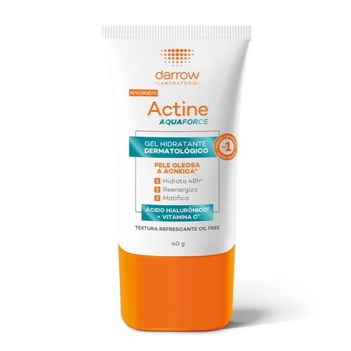 Gel Hidratante Facial Darrow Actine Aquaforce com Ácido Hialurônico e Vitamina C 40g