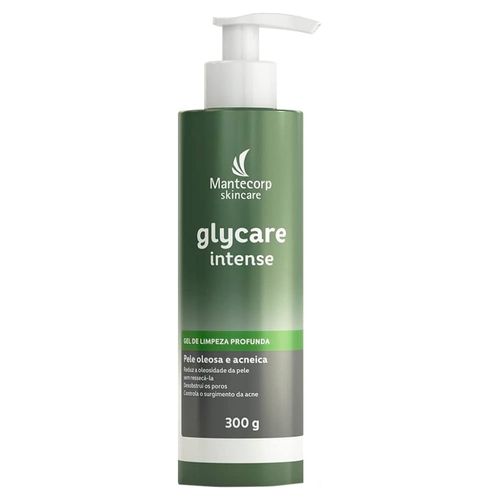 Gel de Limpeza Facial Mantecorp Skincare Glycare Intense com Ácido Glicólico 300g