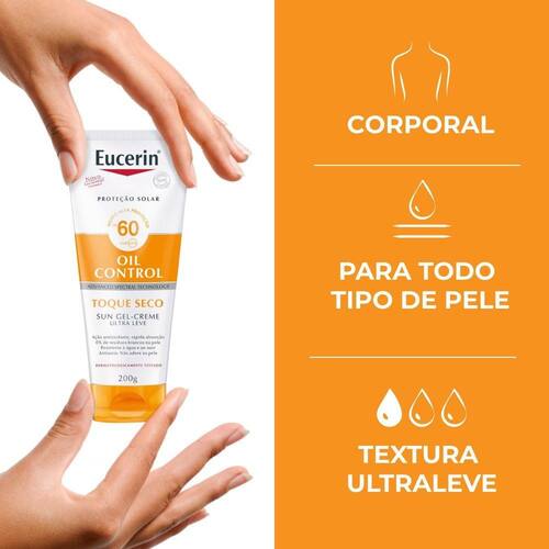 Protetor Solar Eucerin Toque Seco FPS60 - 200ml