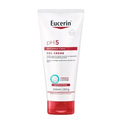 Hidratante Corporal em Gel Creme Eucerin pH5 com Dexpantenol 200ml