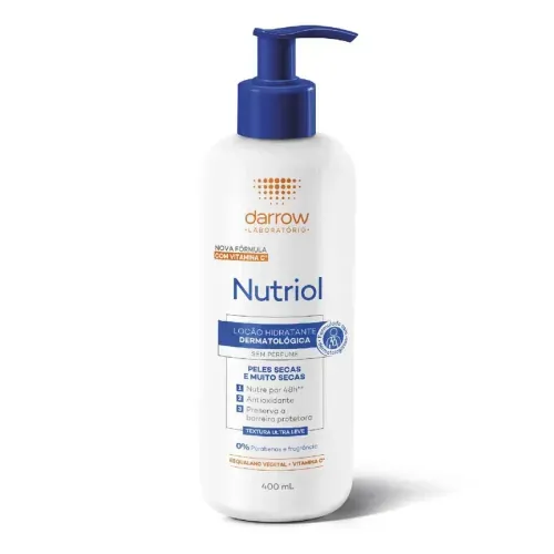 Loção Hidratante Corporal Darrow Nutriol com Esqualano e Vitamina C 400ml