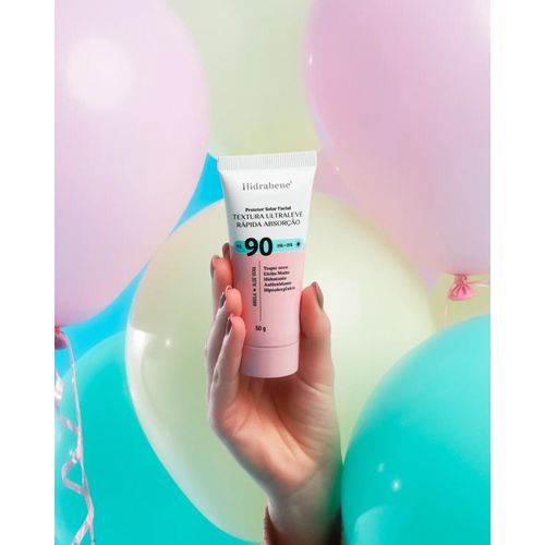 Protetor Solar Facial em Creme Hidrabene com FPS 90 50g
