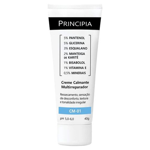 Hidratante Facial em Creme Principia CM-01 com Pantenol 40g